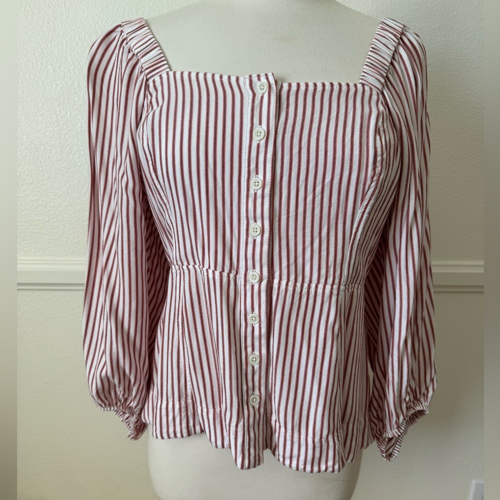 Cabi circus stripe corset top
